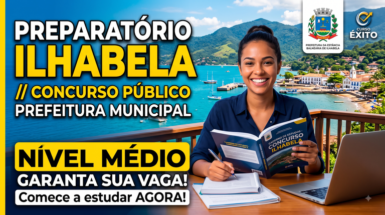 Concurso Prefeitura de Ilhabela – (Agente de Alimentação Escolar / Monitor Escolar / Padeiro – Confeiteiro)